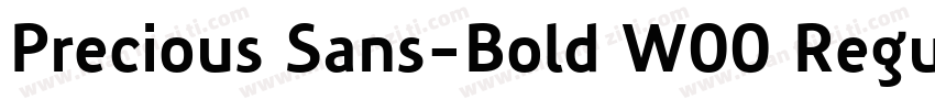 Precious Sans-Bold W00 Regular字体转换